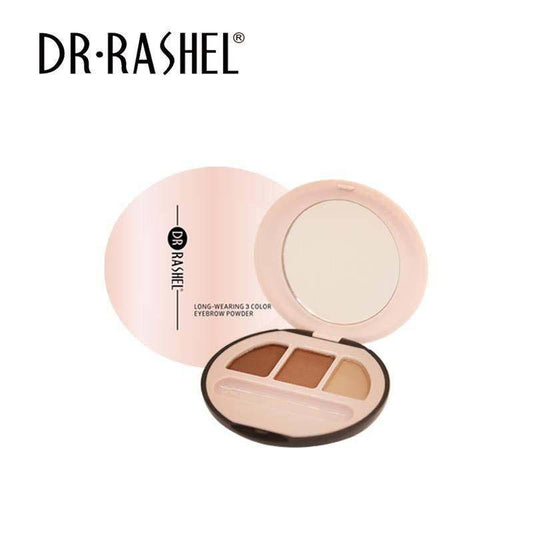 Dr.Rashel Long Wearing 3 Color Eyebrow Powder for Girls & Women - Dr-Rashel-Official