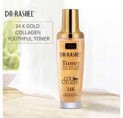 Dr.Rashel Toner with Real Gold Atoms & Collagen 24K Granted the Radiance to Facial Skin - Dr-Rashel-Official