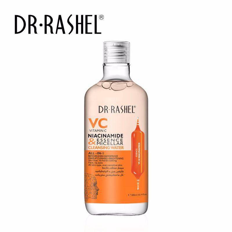 Dr.Rashel Vitamin C Niacinamide Essence & Micellar Cleansing Water All in 1 - 300ml - Dr-Rashel-Official