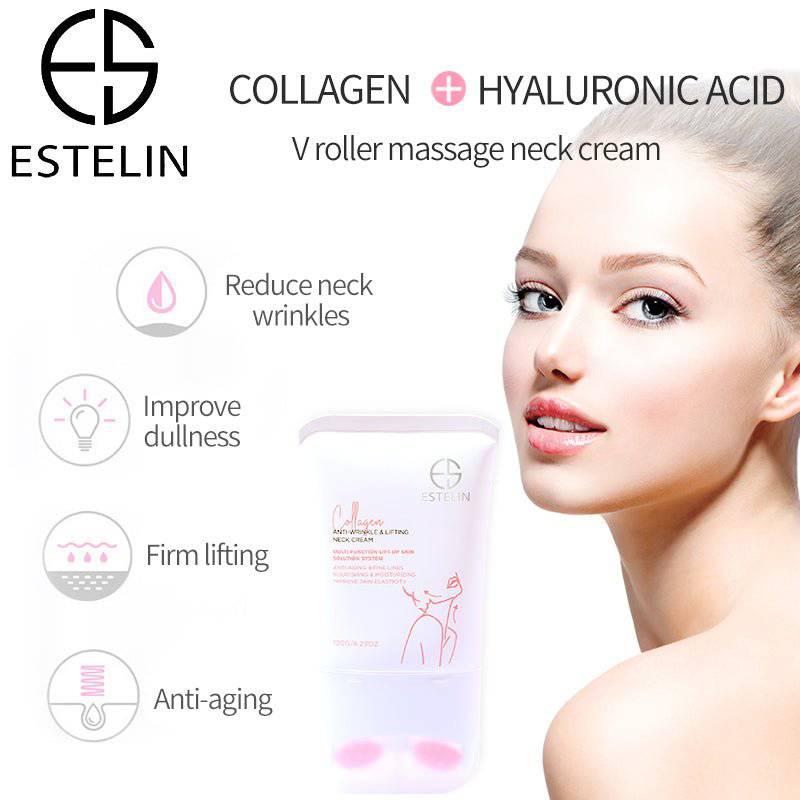 ESTELIN Anti-Wrinkle V-shaped Roller Massage Neck Cream - Dr-Rashel-Official