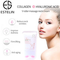 ESTELIN Anti-Wrinkle V-shaped Roller Massage Neck Cream - Dr-Rashel-Official