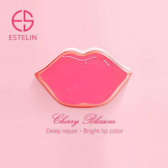 ESTELIN Cherry Blossom Pink Hydrating Lip Patch Sleeping Lip Mask - 22 Pcs - Dr-Rashel-Official