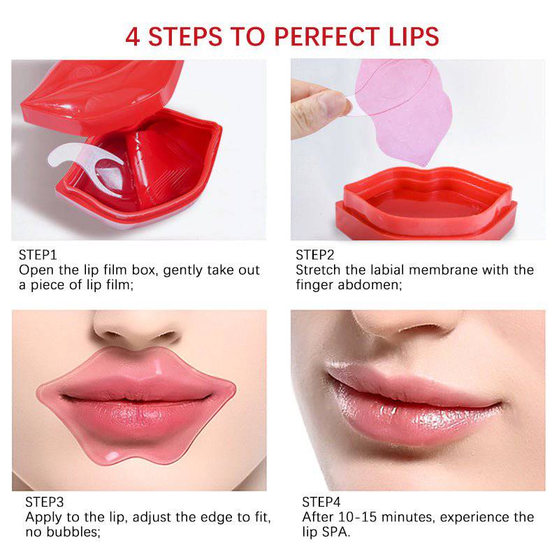 ESTELIN Fascinating Red Nourishing and Smoothing Lip Mask - 22 Pcs - Dr-Rashel-Official