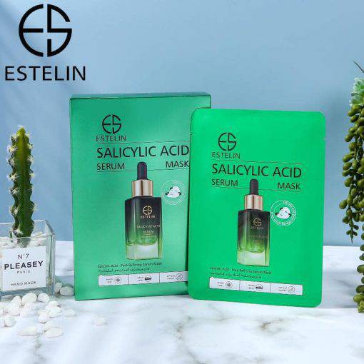 Estelin pore refining serum mask Sheets - Salicylic acid - Dr-Rashel-Official