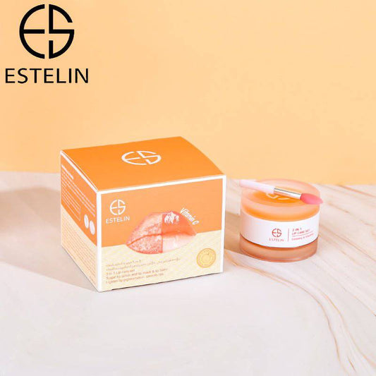 ESTELIN Vitamin C Sugar Lighten and Smooth 3 in 1 Lip Care Set - Dr-Rashel-Official